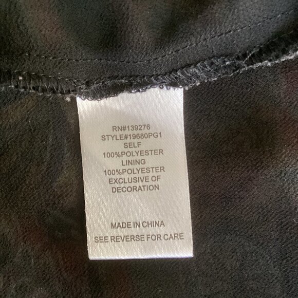 Daniel Rain Tunic Floral Sleeveless Top Sz M #74M - Picture 7 of 8